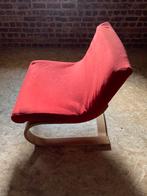 2 rode zetels + extra 2 nieuwe hoezen, Huis en Inrichting, Fauteuils, Minder dan 75 cm, Zo goed als nieuw, 50 tot 75 cm, Ophalen