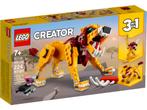 set LEGO Creator Le lion sauvage 31112, Ophalen, Zo goed als nieuw, Lego