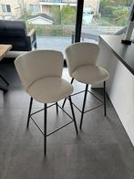 Witte zachte barstoelen, Ophalen, Zo goed als nieuw, Overige materialen