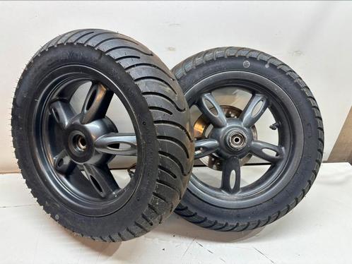 Velgenset Yamaha/MBK Neos 4T injectie, Fietsen en Brommers, Brommeronderdelen | Scooters, Gebruikt, Yamaha, Overige typen, Ophalen of Verzenden