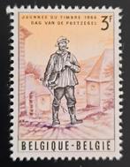 Belgique : COB 1367 ** Journée du timbre 1966, Neuf, Sans timbre, Timbre-poste, Enlèvement ou Envoi