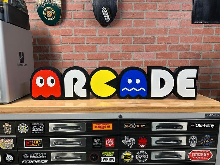 Nieuwe extra grote (XXL) Pacman LED lamp. Nu €44,95, Verzamelen, Merken en Reclamevoorwerpen, Nieuw, Lichtbak of (neon) lamp, Ophalen of Verzenden