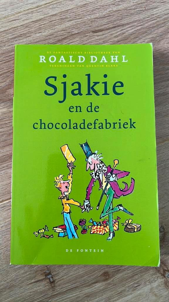 Roald Dahl - Sjakie en de chocoladefabriek, Boeken, Kinderboeken | Jeugd | onder 10 jaar, Gelezen, Fictie algemeen, Ophalen of Verzenden