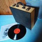 Platenkoffer voor 20 vinyl LP's. 60ies vintage., Ophalen of Verzenden, Gebruikt
