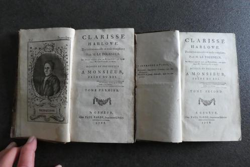 Clarisse Harlowe - Samuel Richardson 1788, Antiek en Kunst, Antiek | Boeken en Manuscripten, Ophalen of Verzenden