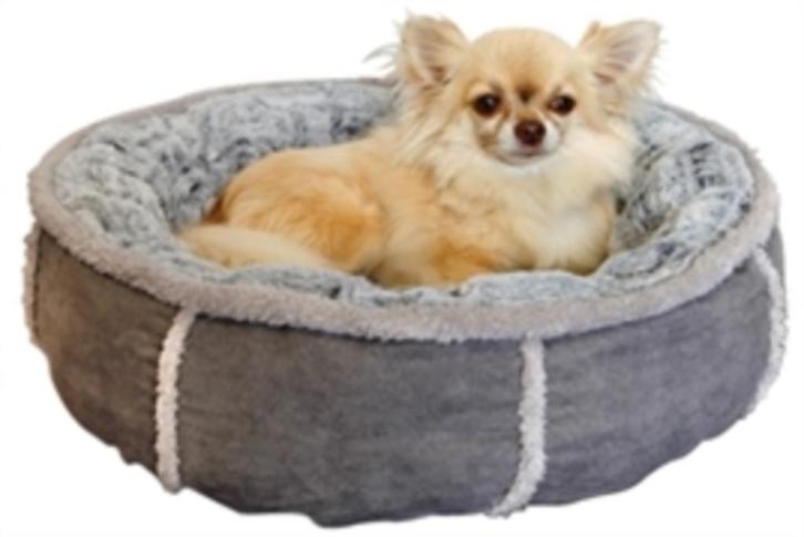 Rosewood Winks Hondenmand Pluche Donut Grijs 51 cm, Dieren en Toebehoren, Hondenmanden, Nieuw, Pluche, Verzenden