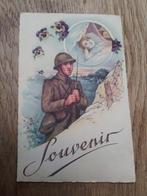 ABBL ww1 postkaart „Souvenir”, Verzamelen, Militaria | Algemeen, Foto of Poster, Ophalen of Verzenden, Landmacht