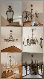 Vintage kroonluchters, vloerlampen, Huis en Inrichting, Lampen | Kroonluchters, Ophalen, Zo goed als nieuw