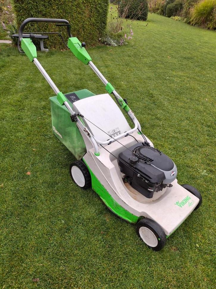 Viking grasmaaier Mb555, Tuin en Terras, Grasmaaiers, Opvangbak, Versnellingen, Ophalen
