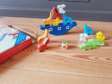 Houten spel "dieren stapelen" Tooky Toy beschikbaar voor biedingen