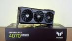 TRIPLE FAN TUF 4070 SUPER 12GB DDRX6, Ophalen, PCI-Express 4, Nieuw, Nvidia
