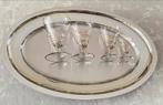 Vintage feestglazen 48 stuks - 4 soorten x 12 st., Ophalen, Zo goed als nieuw