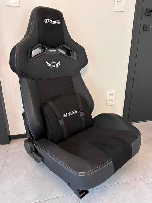 GT Omega RS12 Racing Simulator Seat (Carbon PVC) + brackets, Games en Spelcomputers, Spelcomputers | Overige Accessoires, Gebruikt