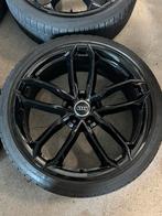 21 inch 5x112 Audi A5 A6 A7 A8 Q5 Q7 velgen met banden, Auto-onderdelen, Banden en Velgen, Gebruikt, 255 mm, Banden en Velgen