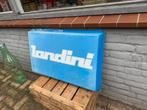 Landini oude reclame lichtbak plaat, Verzamelen, Merken en Reclamevoorwerpen, Ophalen, Gebruikt, Lichtbak of (neon) lamp
