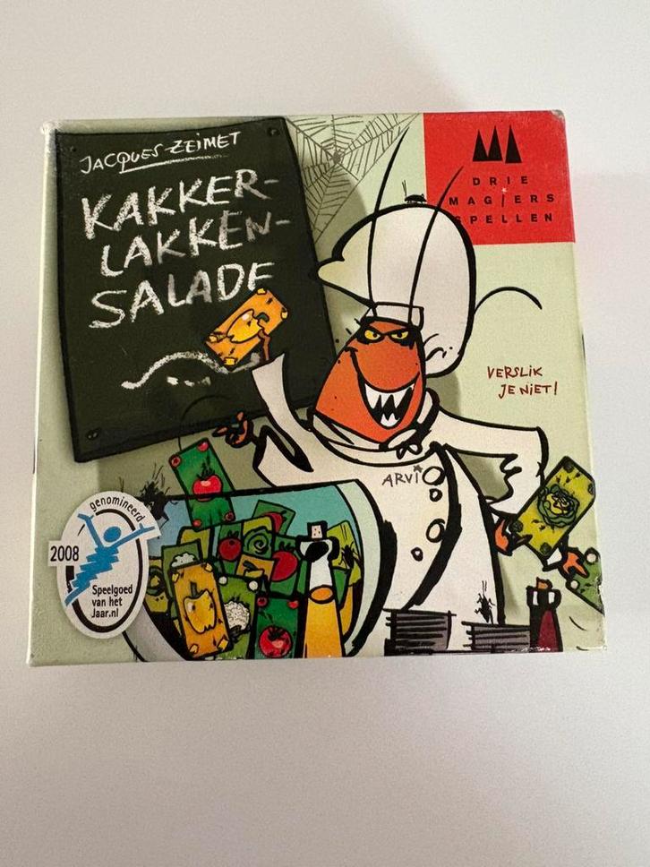 Kakkerlakkensalade, Hobby en Vrije tijd, Gezelschapsspellen | Kaartspellen, Gebruikt, Een of twee spelers, Drie of vier spelers