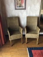 Twee rotan armstoelen, Ophalen, Gebruikt, Twee, Riet of Rotan