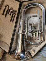 Instrument à vent en laiton argenté, étui d'origine, 1963,, Enlèvement ou Envoi