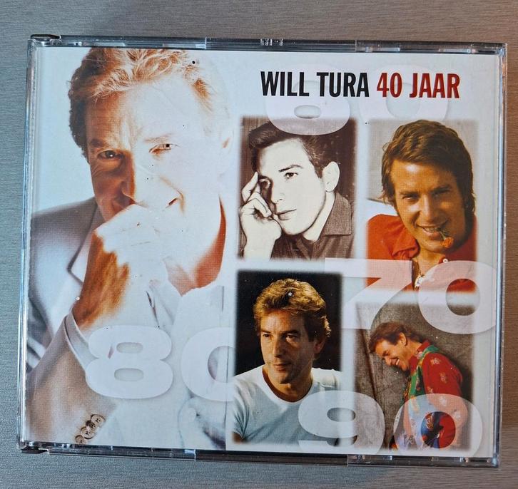 3cd box. Will Tura. 40 jaar. (Topkapi)., Cd's en Dvd's, Cd's | Verzamelalbums, Ophalen of Verzenden