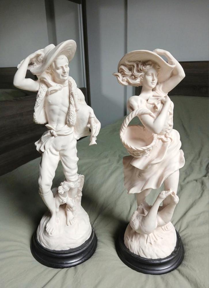 Magnifique ensemble de statues italiennes, Collections, Statues & Figurines, Enlèvement