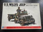 maquette jepp willys, Hobby & Loisirs créatifs, Comme neuf, Monogram, 1:32 à 1:50, Voiture