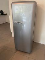 SMEG retro koelkast grijs metallic, Elektronische apparatuur, Koelkasten en IJskasten, Ophalen, Gebruikt, 75 tot 100 liter, 140 tot 160 cm