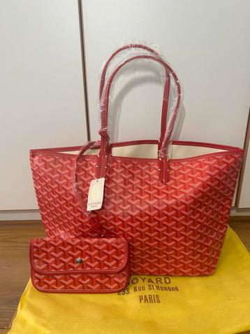 Luxe rode Goyard-tas beschikbaar voor biedingen