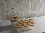 Italiaanse glas, 6 whiskyglazen en karaf, Antiek en Kunst, Ophalen