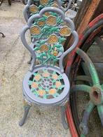 4 chaises de jardin, Ophalen of Verzenden, Zo goed als nieuw, Aluminium