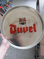 Plateau duvel zilver, Verzamelen, Biermerken, Ophalen, Gebruikt, Reclamebord, Plaat of Schild, Duvel