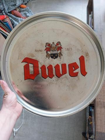 Plateau duvel zilver beschikbaar voor biedingen