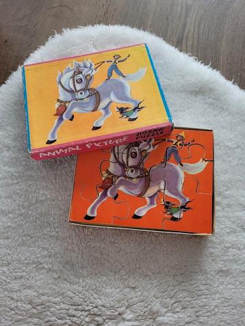 Petits puzzles 3 en 1 vintage Old Fashion Circus, Antiquités & Art, Enlèvement ou Envoi