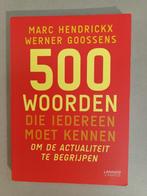500 woorden die iedereen moet kennen, Lannoo Campus, Overige onderwerpen, Ophalen, Gelezen