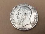 5 francs 1865 Leopold II zilver, Ophalen of Verzenden, Zilver, Zilver