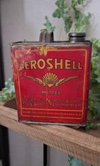 Antiek en origineel 2 ltr olieblik AeroShell Mittel, Shell️⛽, Ophalen of Verzenden, Gebruikt, Verpakking