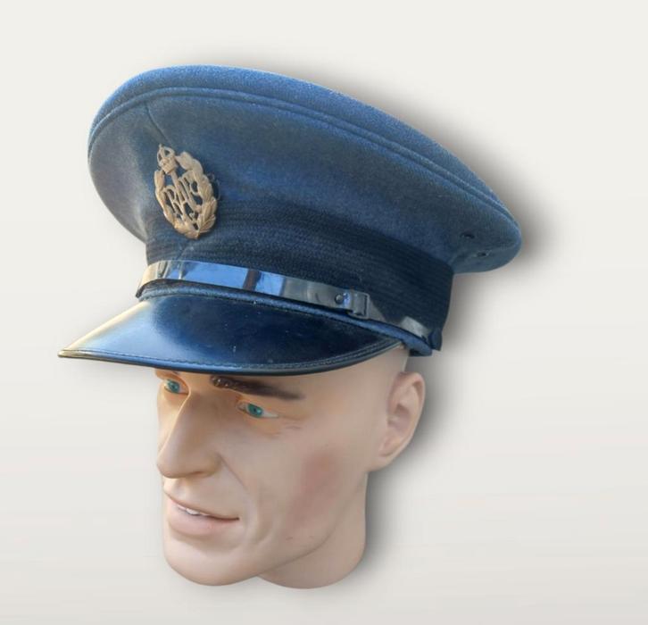 Britse WO2 RAF Airman's Service Dress Cap, Verzamelen, Militaria | Tweede Wereldoorlog, Luchtmacht, Helm of Baret, Ophalen of Verzenden