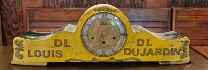 Reclameklok uit het midden van de 20e eeuw, Huis en Inrichting, Woonaccessoires | Klokken, Ophalen