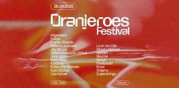 Oranjeroes tickets 2st te koop beschikbaar voor biedingen