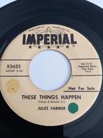 JULES FARMER. DEZE DINGEN GEBEUREN. OLDIES POPCORN USA 45T, Cd's en Dvd's, Ophalen of Verzenden, Zo goed als nieuw