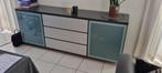 Dressoir en vitrinekast, Huis en Inrichting, Kasten | Dressoirs, Ophalen, Gebruikt, 200 cm of meer, 25 tot 50 cm