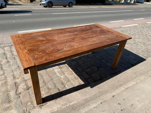 Table en Teck Massif, Huis en Inrichting, Tafels | Eettafels, Teakhout, Ophalen