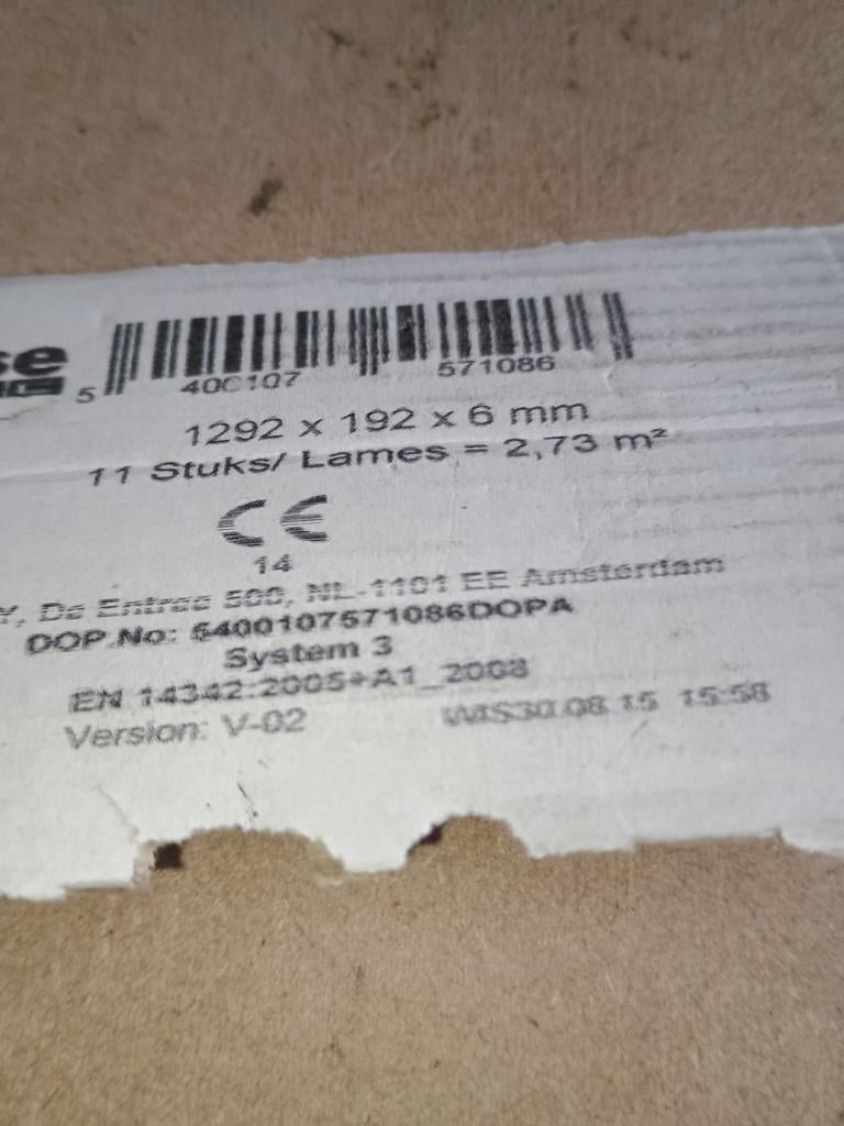 Te koop laminaat, Ophalen of Verzenden