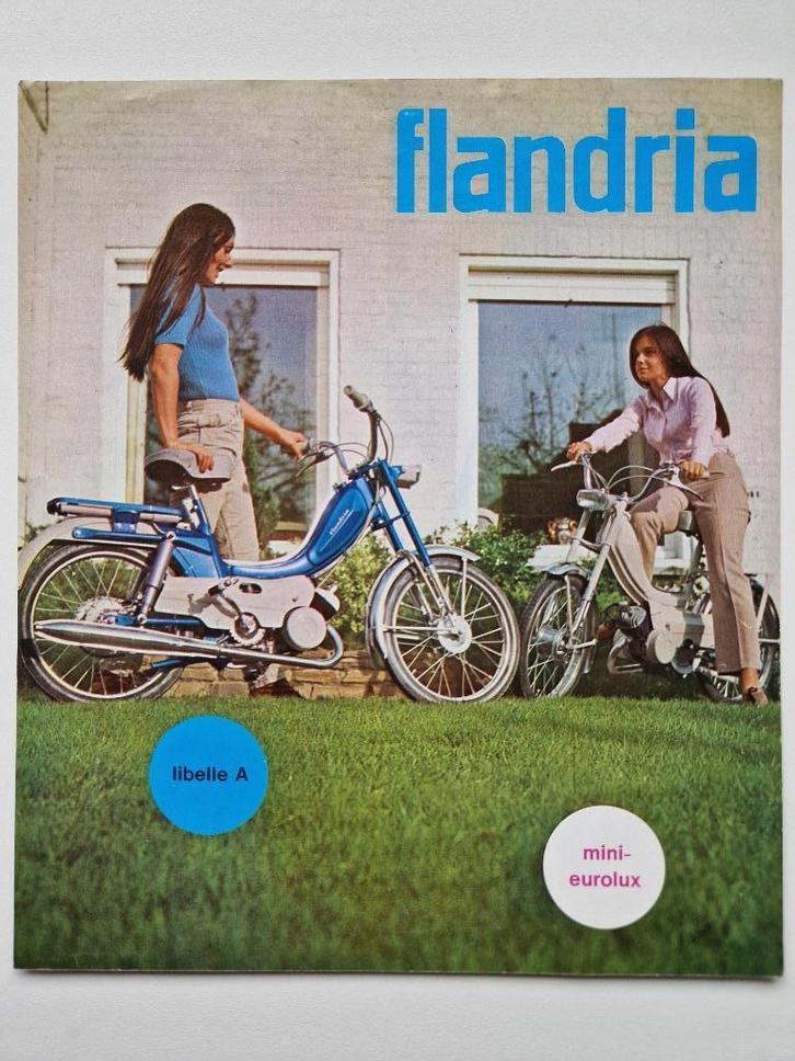 Flandria folder uit 1961, Motoren, Handleidingen en Instructieboekjes, Ophalen of Verzenden