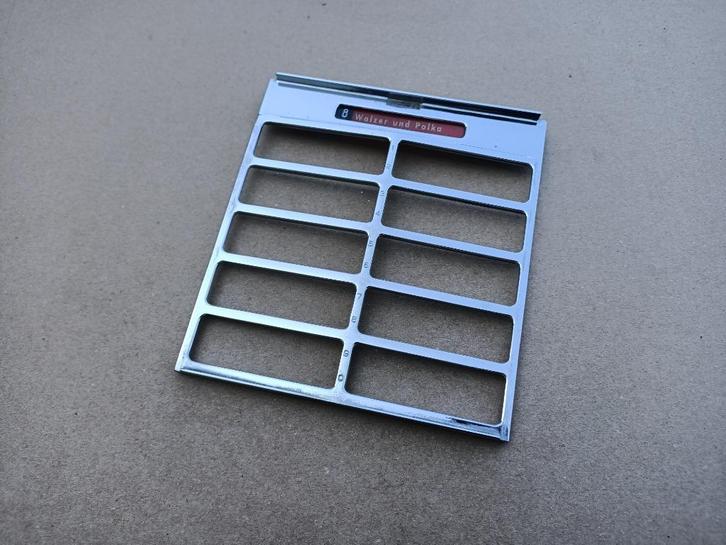 Titelrekje Seeburg 100J/JL/ HF-100R (1955) jukebox, Verzamelen, Automaten | Jukeboxen, Seeburg, Verzenden