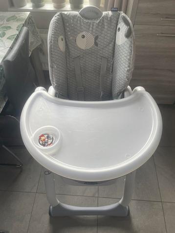 Eetstoel Chicco Poly 2 Start, Kinderen en Baby's, Kinderstoelen, Ophalen, Gebruikt, Inklapstoel, Stoelverkleiner