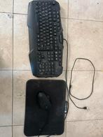 Set met muis en muismat voor gaming-toetsenbord, Computers en Software, Desktop Pc's, Ophalen, Zo goed als nieuw