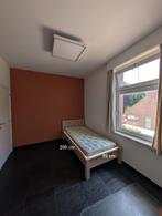 Bed hout eenpersoon inclusief matras, Ophalen, 90 cm, Eenpersoons, Beige