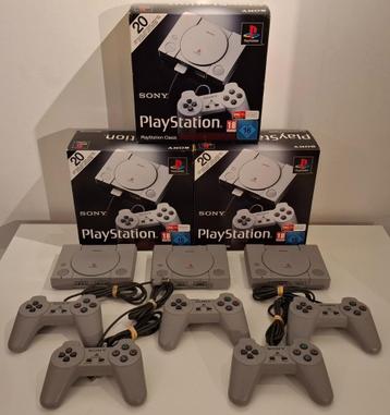 5x Sony PS Mini (2x nieuw & sealed), controllers beschikbaar voor biedingen