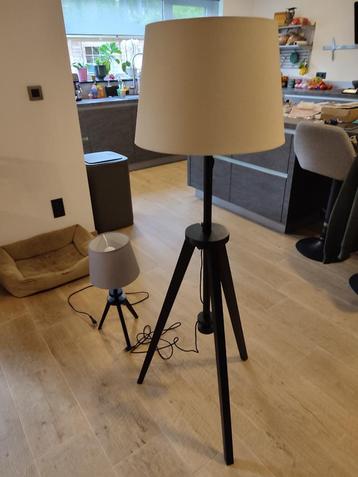 Staande lamp + klein model lamp