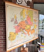 Oude schoolkaart Europa 15de eeuw, Antiek en Kunst, Ophalen, Geschiedenis